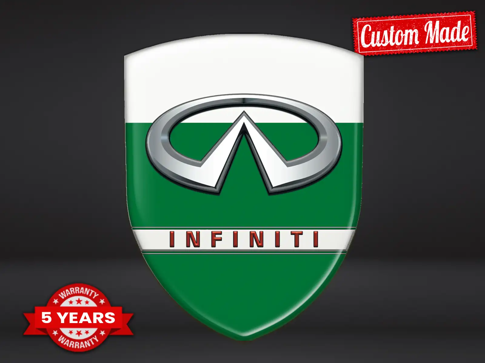 Infiniti Pegatina Silicona Diseño Máximo Estilo Pro Duradero